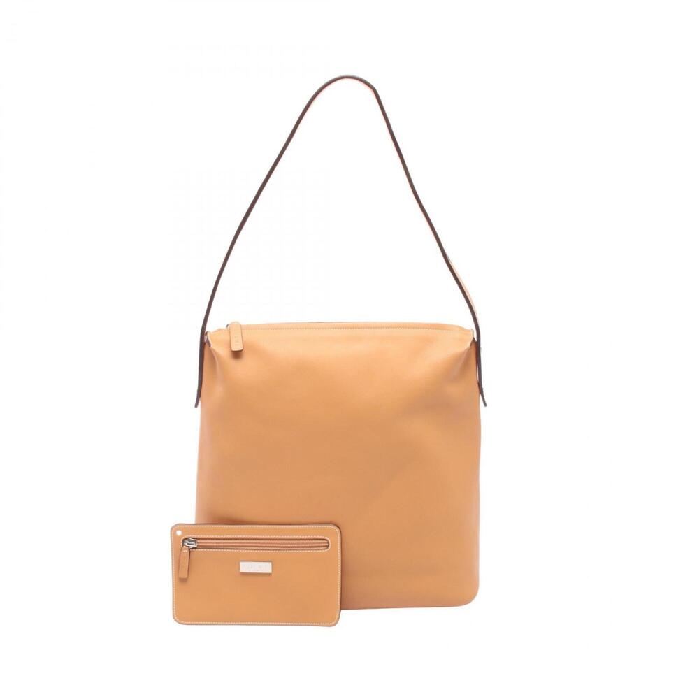 Loewe LOEWE Shoulder Bag Handbag Leather Women's Beige